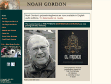 Tablet Screenshot of noahgordon.com